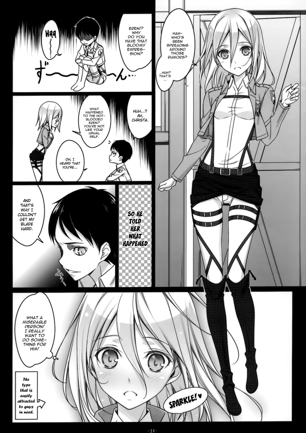 Hentai Manga Comic-Attack on Mikasa-Read-20